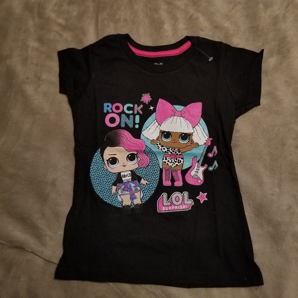 Girls XS LOL Rock on Tshirt - Picture 1 of 4